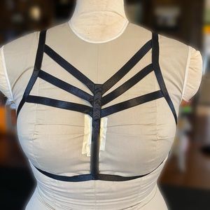 Elastic Harness Cage Bra